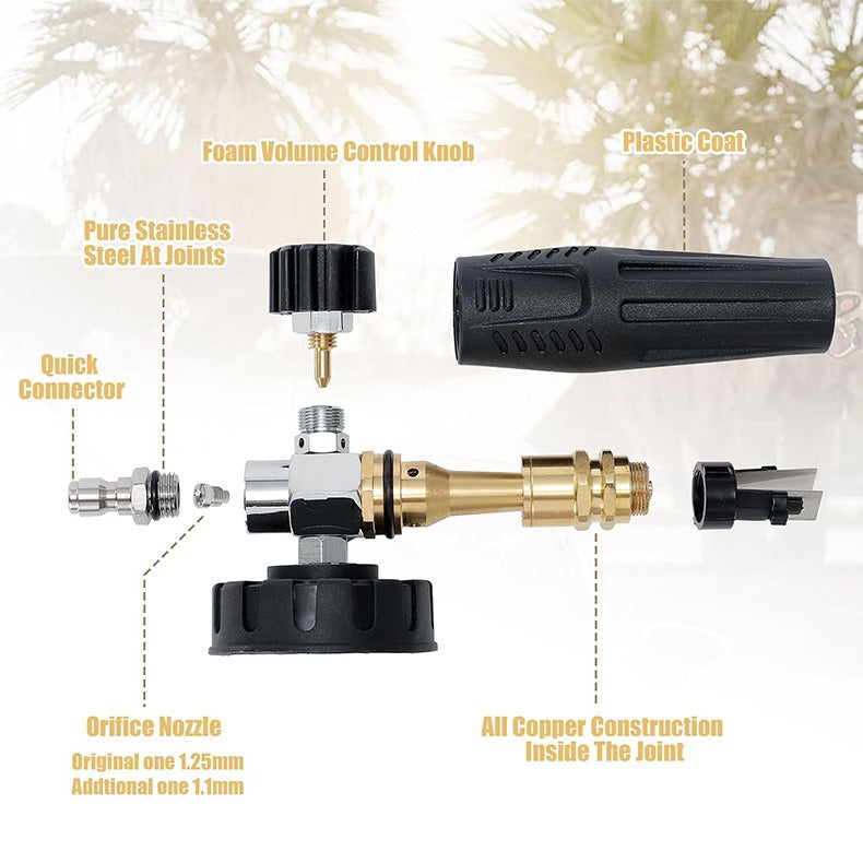 High Pressure Foam Gun Black Pot