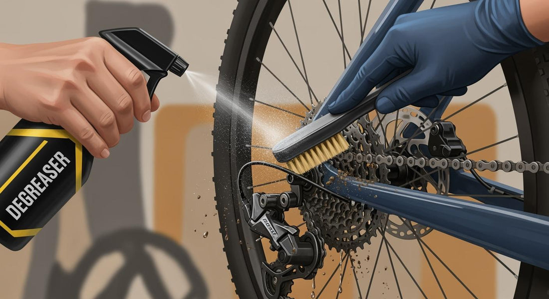 How to clean your bike chain with degreaser effectively