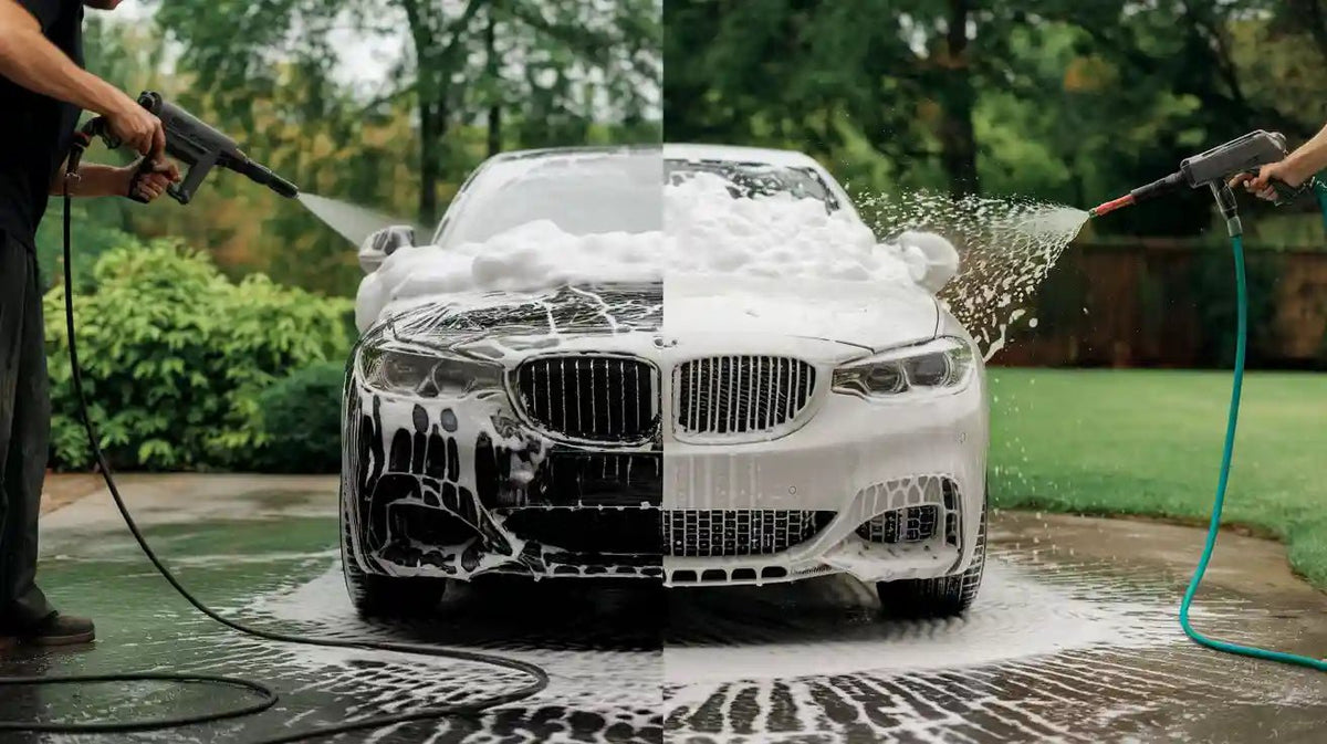 Foam Cannon or Foam Gun Which Cleans Your Car Better