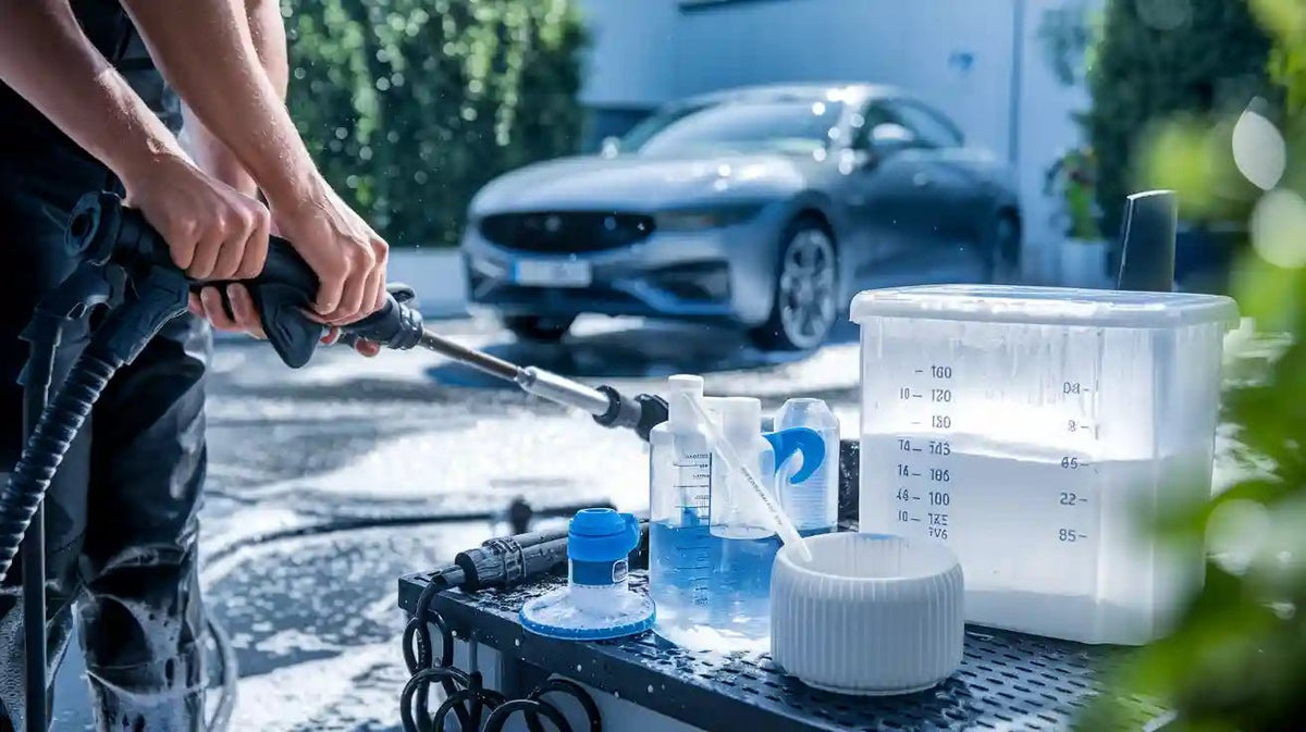 How to Set Up Your Equipment and Mix Snow Foam for Best Results