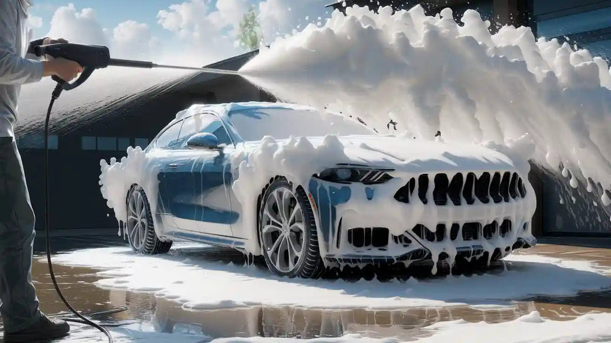 How to Use a Snow Foam Cannon for a Spotless Car Wash