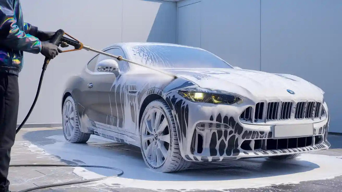 Step-by-step guide to using snow foam with a pressure washer - Meitai