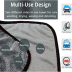 Microfiber Absorbent Car Wash Towel - Meitai